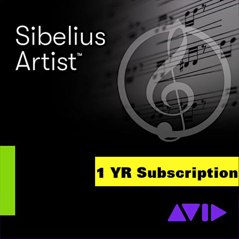 Sibelius Artist 1YR Subscription